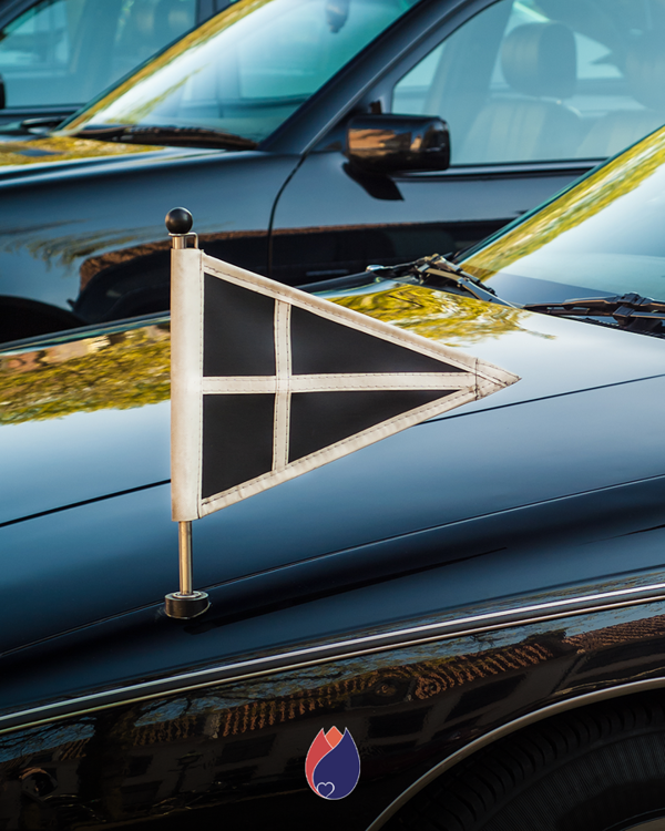 Rouwvlaggetjes Voor Een Waardige Rouwstoet